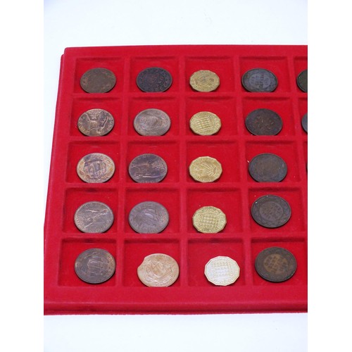 234 - COLLECTION OF HIGHGRADE HALF PENNIES, ONE ERROE HALF PENNY HIGHGRADE THREE PENCE AND CANADIAN CENT C... 