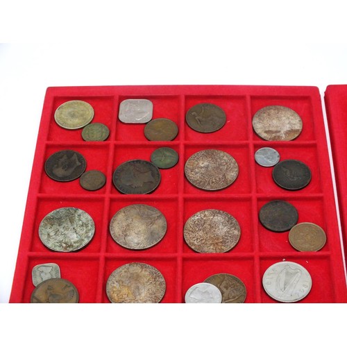 238 - THREE TRAYS OF WORLD COINS