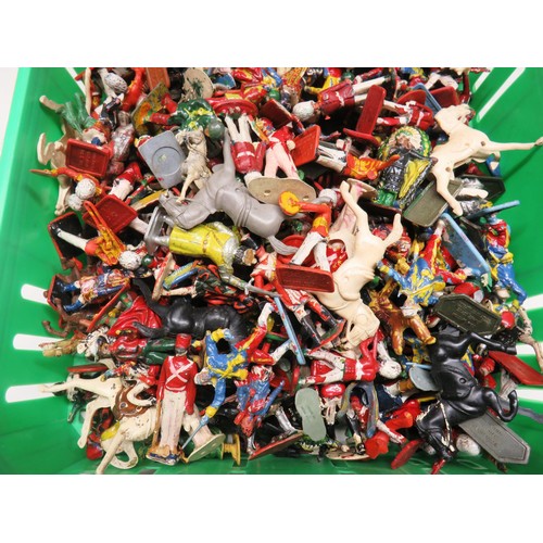 230 - OVER 100 MILITARY FIGURES, LONE STAR, CRESCENT ETC