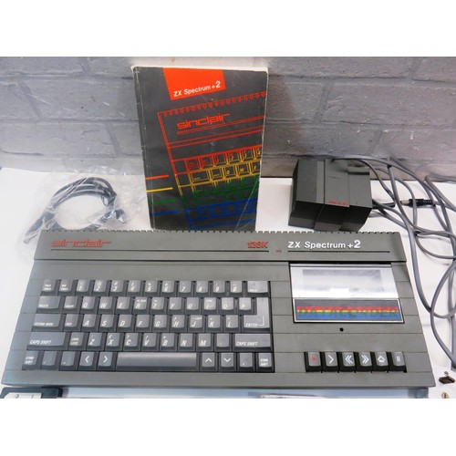 258 - VINTAGE SINCLAIR ZX SPECTRUM COMPLETE WITH CABLES, GAMES & INSTRUCTIONS - WORKING ORDER