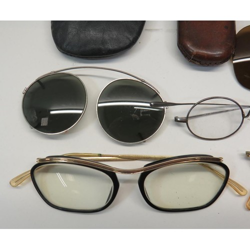 360 - ANTIQUE & VINTAGE GLASSES & SUNGLASSES