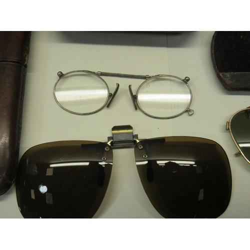 360 - ANTIQUE & VINTAGE GLASSES & SUNGLASSES