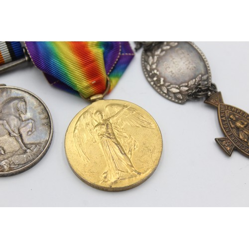 413 - 3 x WW Medals Pair with Original Ribbons, I.D Tag To M2/114088 CPLE G.F Pike A.S.C