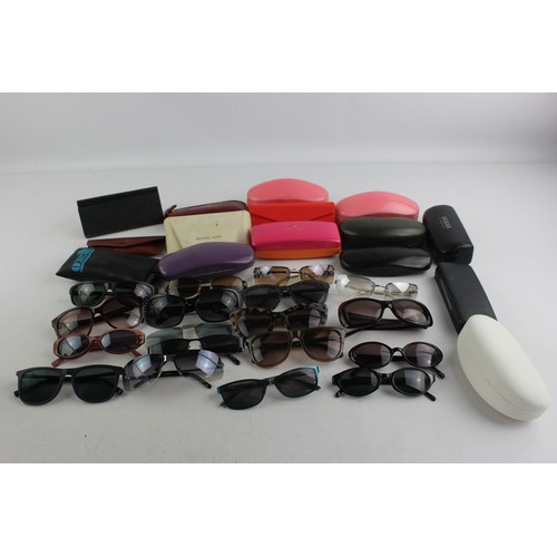 414 - 20 x Assorted Branded SUNGLASSES Inc Michael Kors, Calvin Klein, Armani