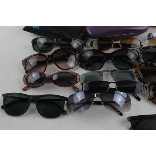 414 - 20 x Assorted Branded SUNGLASSES Inc Michael Kors, Calvin Klein, Armani