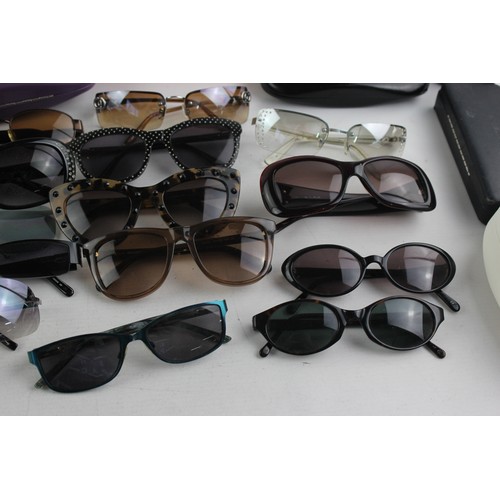 414 - 20 x Assorted Branded SUNGLASSES Inc Michael Kors, Calvin Klein, Armani