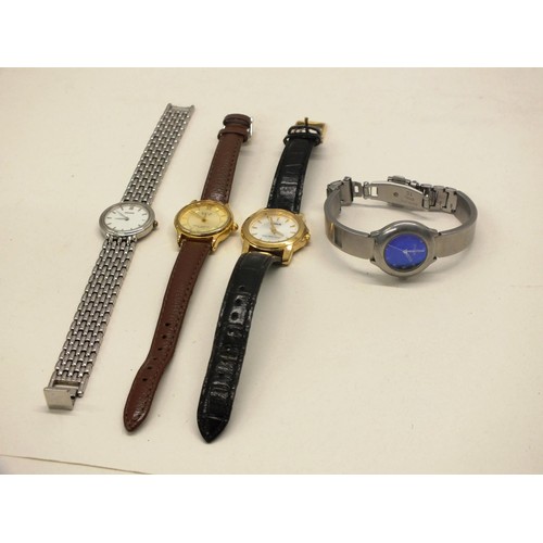 307 - 4x ASSORTED WRISTWATCHES TO INCLUDE PULSAR, LORUS, AVIA AND STORM