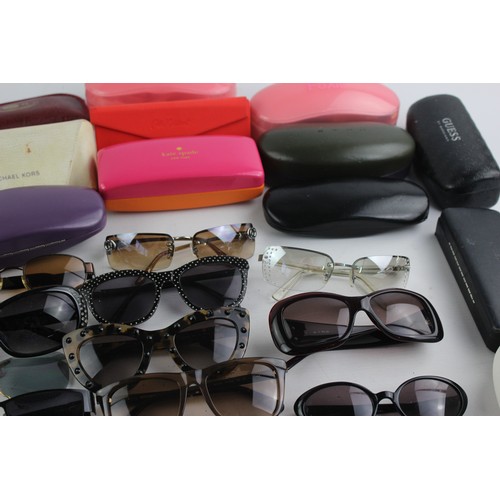 414 - 20 x Assorted Branded SUNGLASSES Inc Michael Kors, Calvin Klein, Armani