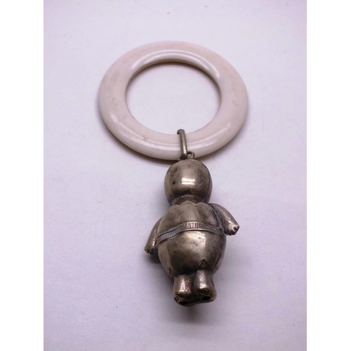 323 - VICTORIAN BABY RATTLE TEETHER