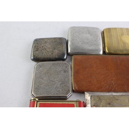 449 - 9 x Antique / Vintage TOBACCIANA Cigarette Cases Inc. Compact, Souvenir, Orlik