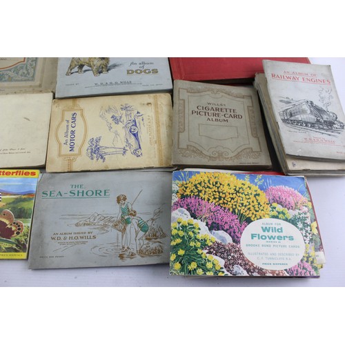 450 - Job Lot Of Assorted Albums of Vintage Tea & CIGARETTE CARDS Inc Set, Antique