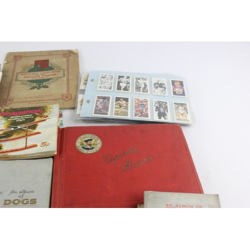 450 - Job Lot Of Assorted Albums of Vintage Tea & CIGARETTE CARDS Inc Set, Antique