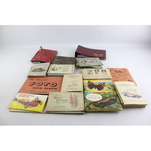 466 - Job Lot Of Assorted Albums of Vintage Tea & CIGARETTE CARDS Inc Set, Antique