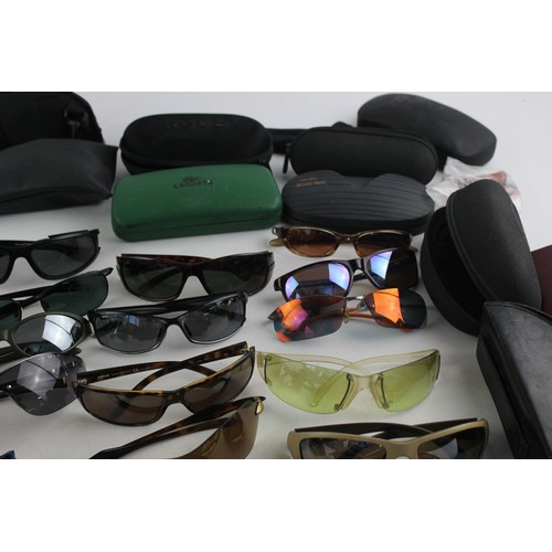 474 - 25 x Assorted SPORTS STYLE Sunglasses Inc. Guess, Lacoste, Bloc