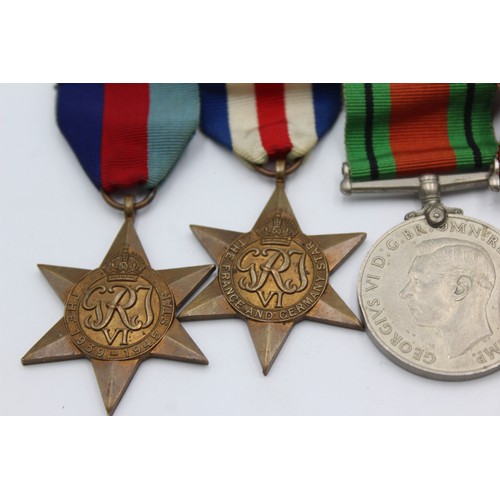 479 - 2 x WW2 Mounted Medal Groups Inc France & Germany Star Etc