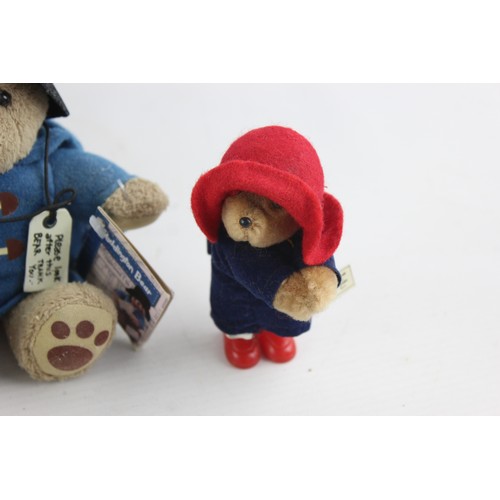 494 - 4 x Assorted PADDINGTON TEDDY BEARS Inc. Gabrielle Designs