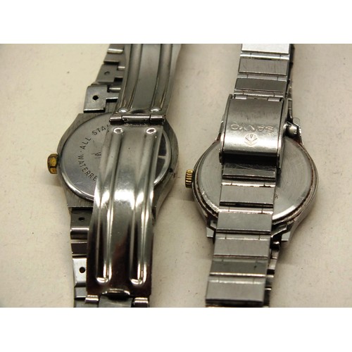 390 - 5x ASSORTED LADIES WATCHES TO INCLUDE SEKONDA, SANYO, STORM