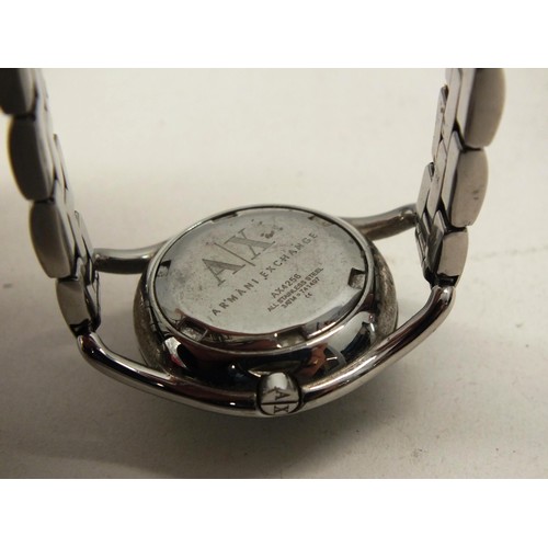 391 - 3x LADIES WRISTWATCHES TO INCLUDE SEIKO, RADLEY AND ARMANI EXCHANGE