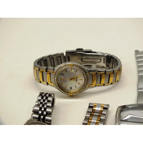 393 - 5x ASSORTED LADIES WATCHES TO INCLUDE PULSAR, SEKONA, SKAGEN, AVIA AND STORM