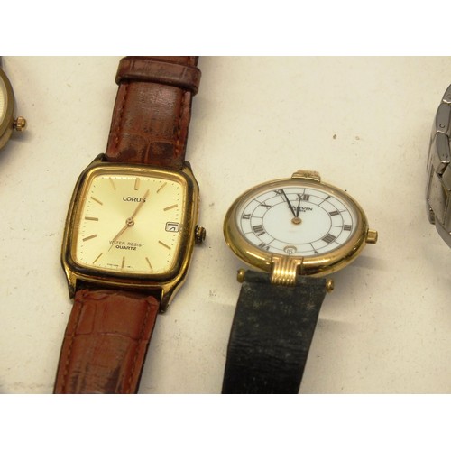 396 - JOB LOT OF ASSORTED GENTS WRISTWATCHES