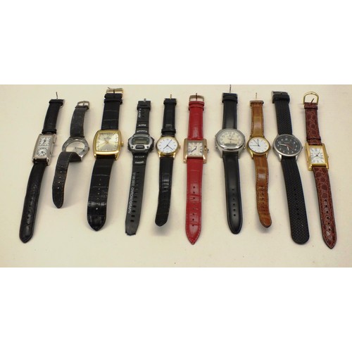 397 - JOB LOT OF ASSORTED WRISTWATCHES TO INCLUDE DIGITAL