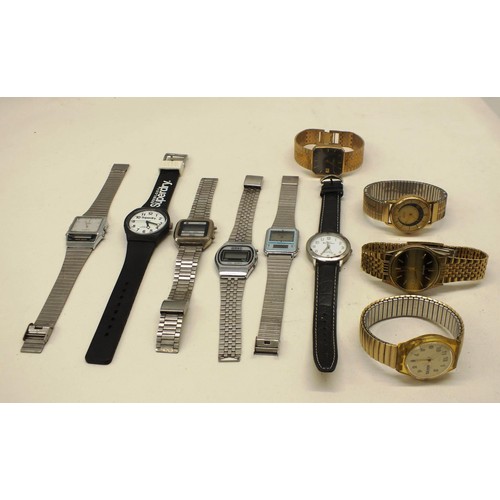 398 - 10x ASSORTED WATCHES TO INCLUDE CASIO AND OTHER DIGITAL WATCHES