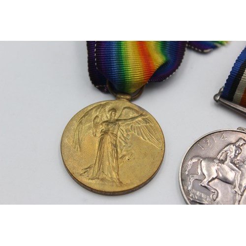 513 - WW1 Medal Pair w/ Original Ribbons To 51245 PTE A. Toup 14th London Regiment