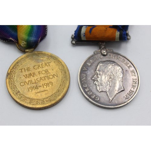 513 - WW1 Medal Pair w/ Original Ribbons To 51245 PTE A. Toup 14th London Regiment