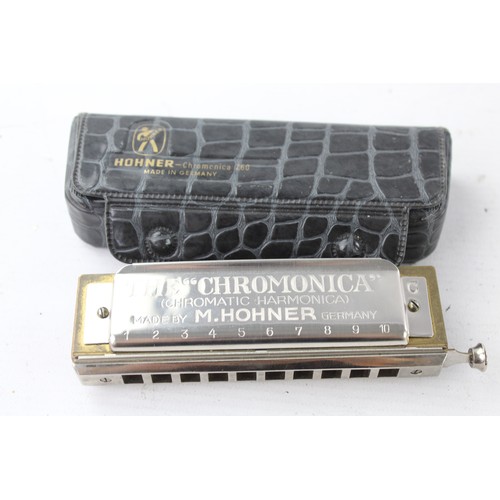 542 - 4 x Vintage Boxed Harmonicas Inc Yamaha, Koch, Hohner Etc