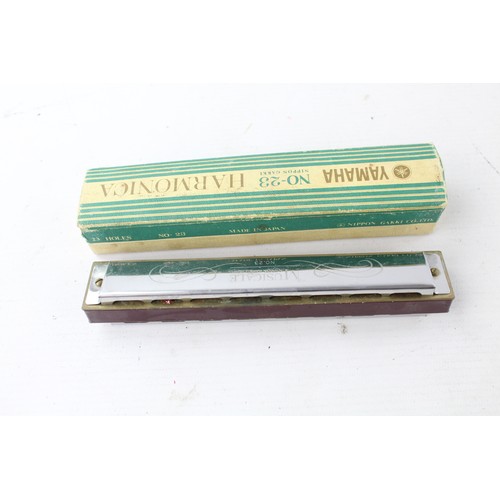 542 - 4 x Vintage Boxed Harmonicas Inc Yamaha, Koch, Hohner Etc