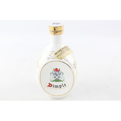 561 - Dimple BREWERIANA Boxed 1996 Commonwealth Games Souvenir Whiskey Decanter