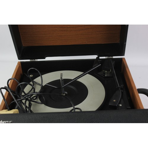 574 - 2 x Vintage Record Players Inc Portadyne, Fidelity Etc