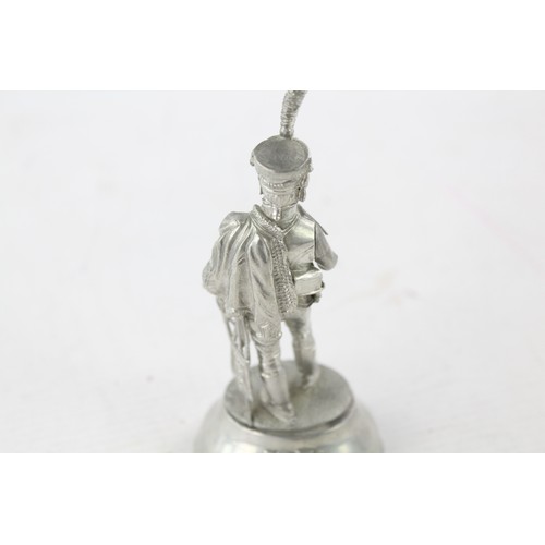 581 - 2 x Buckingham Pewter Inc 1974 Parachute Red, 1815 French Hussar