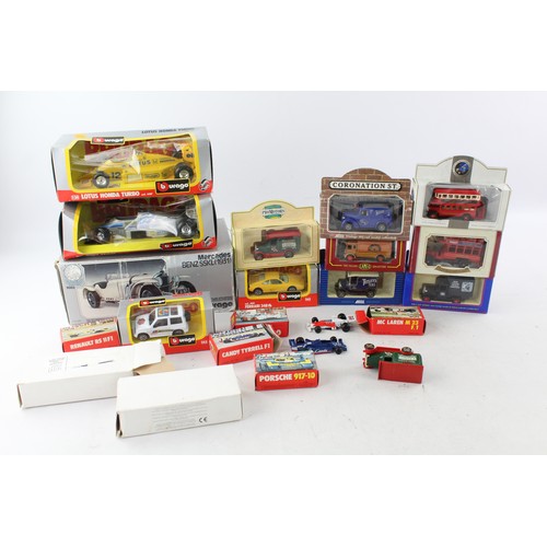 591 - 20 x Assorted Boxed DIE CAST Models Inc. Polistil, Lledo, Bburago ETC