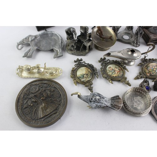 597 - Collection of Mixed Metal Ware Inc Animals, Ornaments Etc