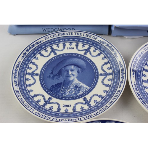 601 - 5 x Wedgewood Boxed Royal Commemorative Plates