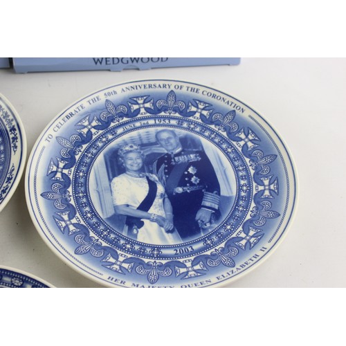 601 - 5 x Wedgewood Boxed Royal Commemorative Plates