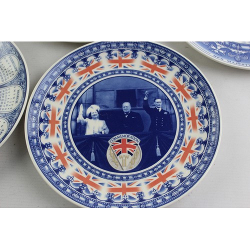 601 - 5 x Wedgewood Boxed Royal Commemorative Plates