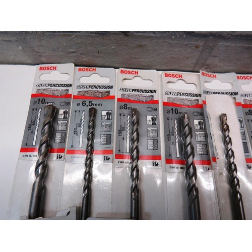 106 - 15 x ASSORTED BOSCH AND DEWALT DRILL BITS 5MM-16MM