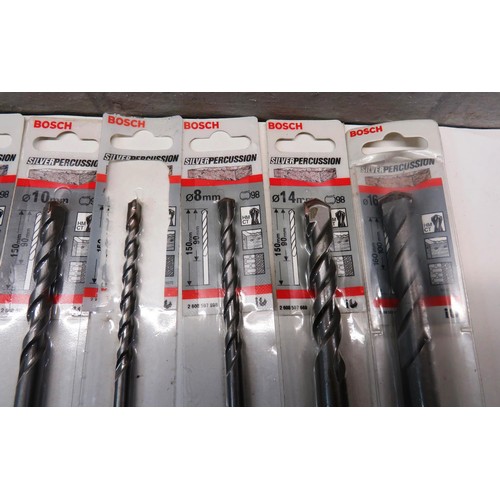 106 - 15 x ASSORTED BOSCH AND DEWALT DRILL BITS 5MM-16MM