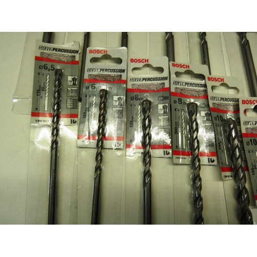 106 - 15 x ASSORTED BOSCH AND DEWALT DRILL BITS 5MM-16MM