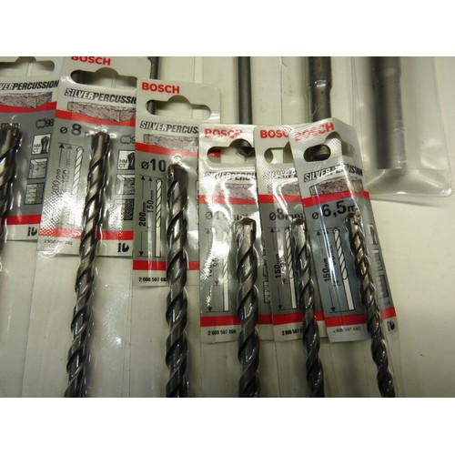 106 - 15 x ASSORTED BOSCH AND DEWALT DRILL BITS 5MM-16MM