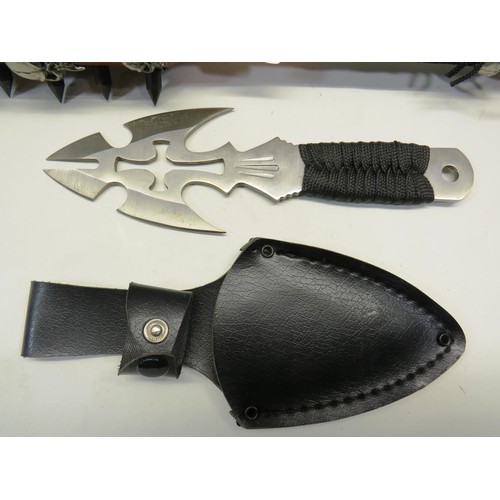 67 - TWO FUTURISTIC KNIFE AND ONE COMBAT FIGHTING CLUB