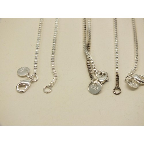 266 - 5 x 925 SILVER CHAINS