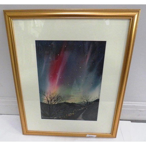 189 - ORIGINAL WATERCOLOUR ABSTRACT PAINTING 