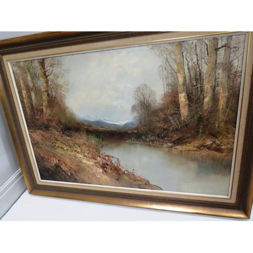 197 - TWO FRAMED OIL ON CANVAS - RURAL SCENES