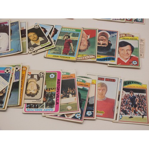 58 - OLD FOOTBALL CARDS, A AND BC, TOPPS, PANNINI ETC