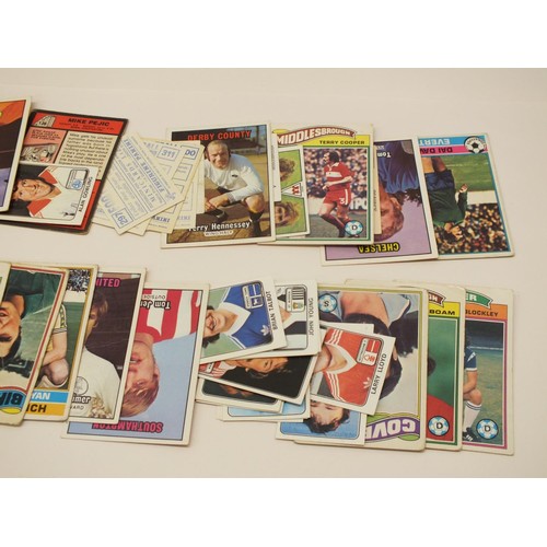 58 - OLD FOOTBALL CARDS, A AND BC, TOPPS, PANNINI ETC