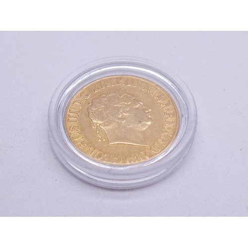 300E - THE LONDON MINT OFFICE 
THE KING GEORGE 111 GOLD SOVEREIGN OF 1817
THIS YEAR WAS THE FIRST EVER MODE... 