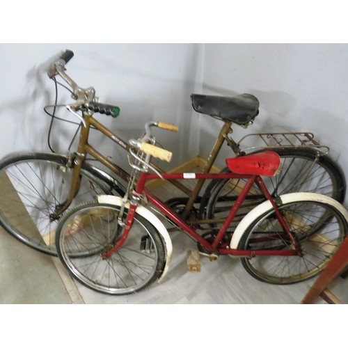 175 - TWO VINTAGE RALEIGH BIKES